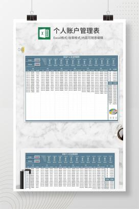 家庭季度个人支出明细表Excel模板